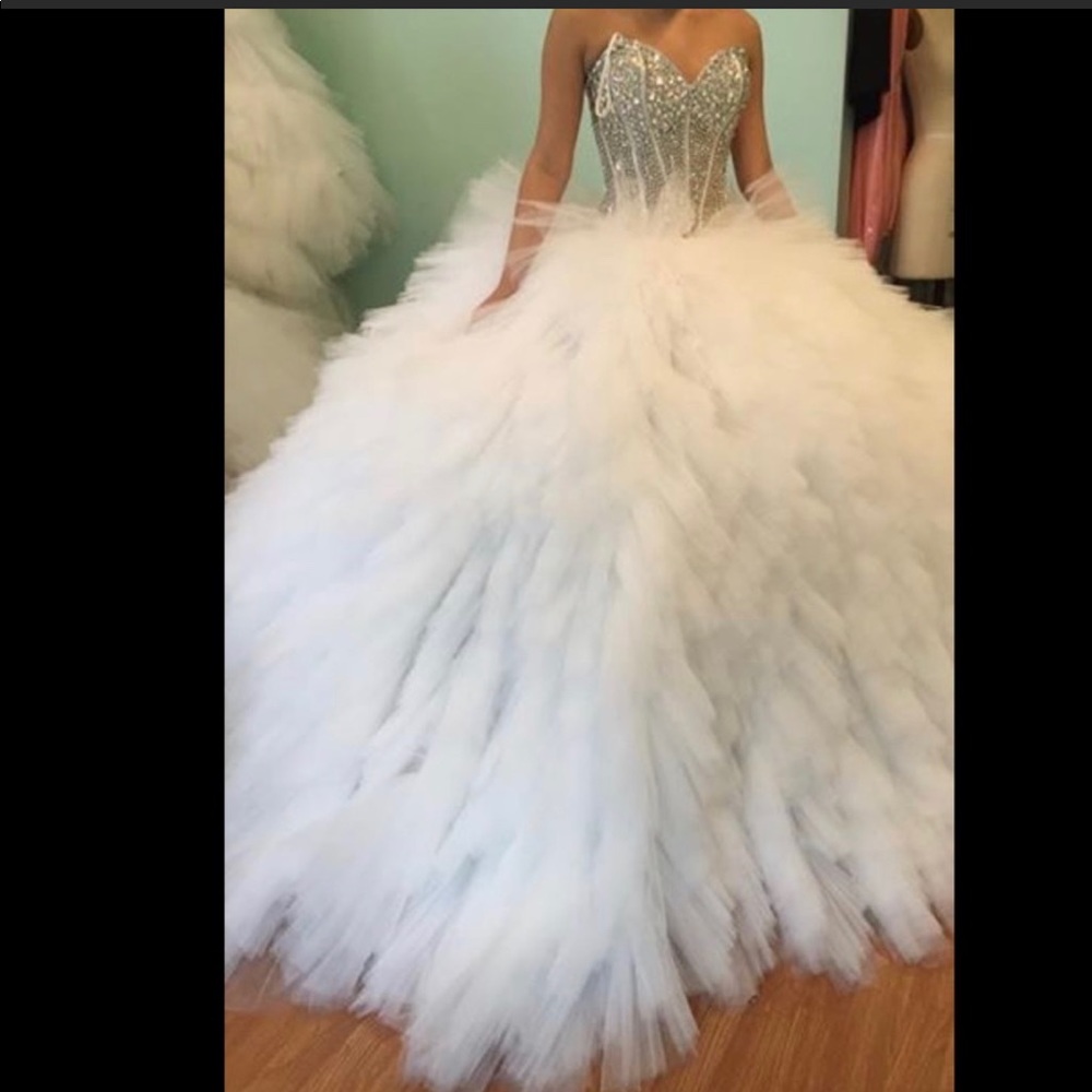 Custom wedding gown